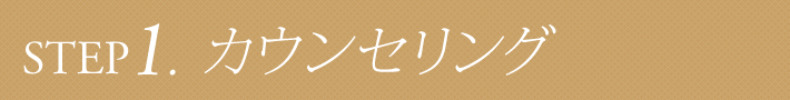 STEP1 カウンセリング