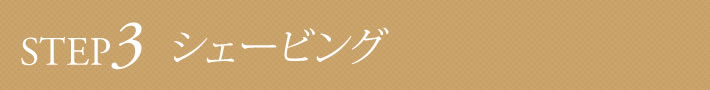 STEP3 シェービング